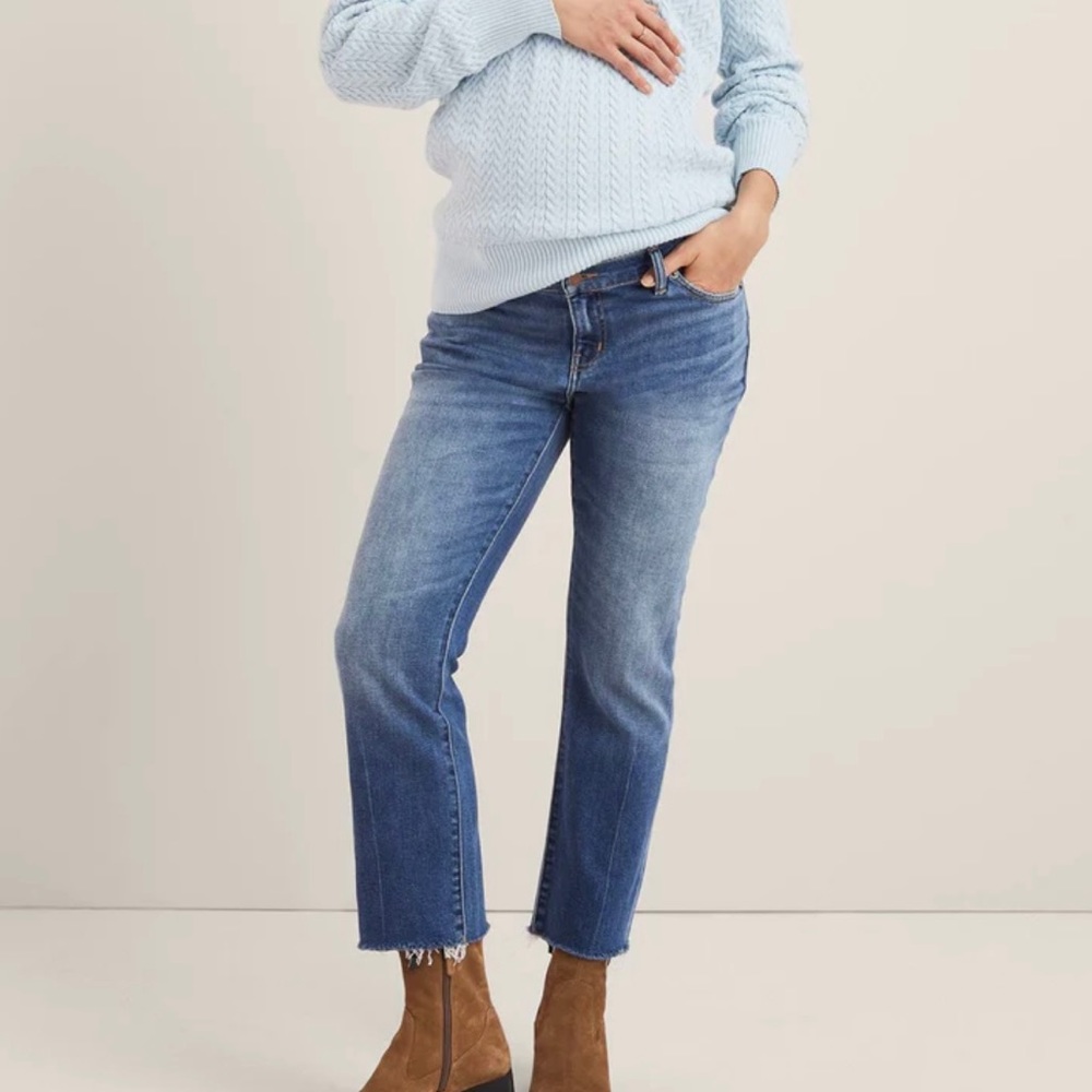Hatch Maternity Crop Jean